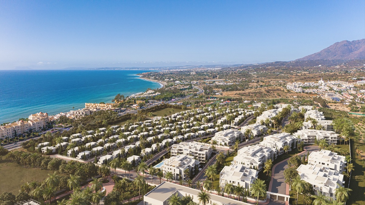aerial view Royal Park Residence in Estepona