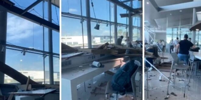Collapsed ceiling leaves four injured at Valencia Airport -