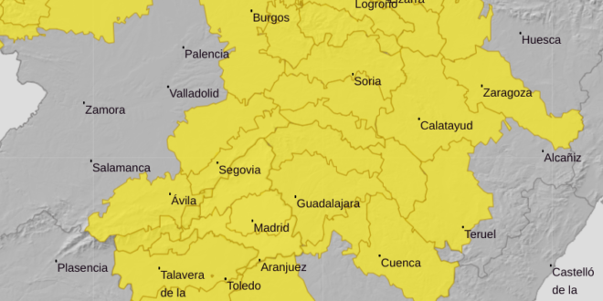 Weather warnings are issued for storms, rain and hail across Spain this week, even in Andalucia - these are the areas on alert