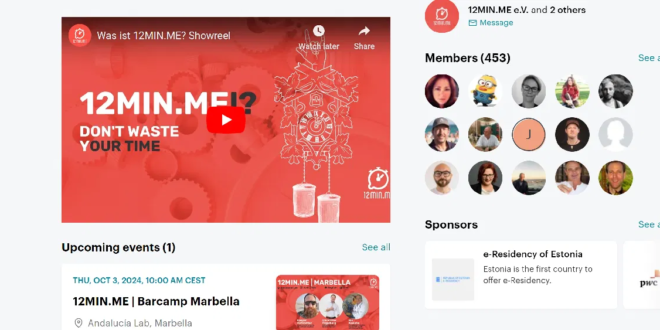 12min.me AI & Tech Social Barcamp Marbella « Euro Weekly News