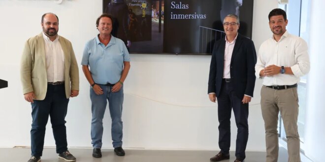 The presentation of theLa Malagueta immersive bullfighting experience on Wednesday.