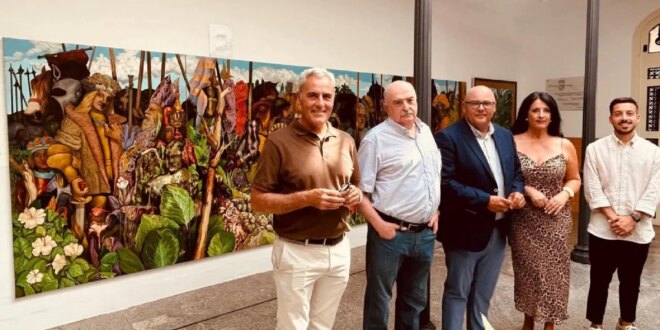 A painting of unity at the CAC Vélez-Málaga - Costa Spain News