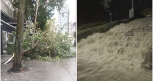 Watch: Weather chaos in Spain as Storm Aitor provokes flash floods, hail storms and uproots trees - with more to come today - CSN