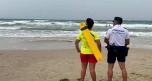 Nine swimmers are rescued by lifeguards on Spain’s Costa Blanca after ‘ignoring yellow and red flags’