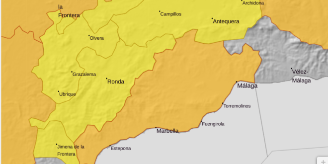 Orange weather warning for extreme heat on Spain's Costa del Sol today with highs of 40C - CSN