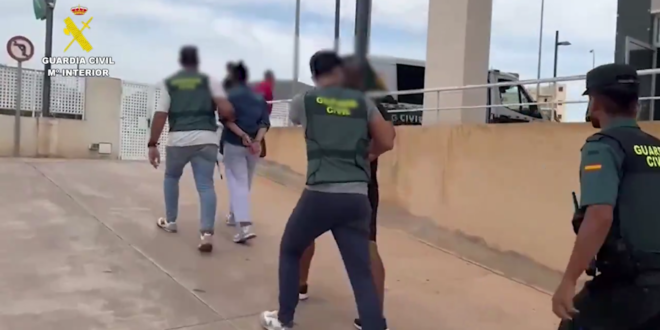 Watch: Thugs who 'gassed and robbed British radio star Nick Grimshaw' in Ibiza are arrested