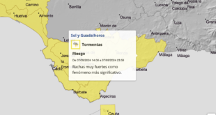 Weather alert for Cadiz, Malaga and Costa del Sol: Storms and strong winds throughout Saturday - CSN
