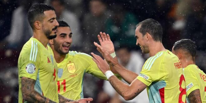 Ten-man Spain come away with resounding 4-1 win against Switzerland in Nations League - CSN