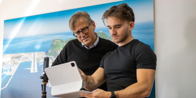 Young people create 'impressive' digital scan of Gibraltar minister's office to showcase their talent