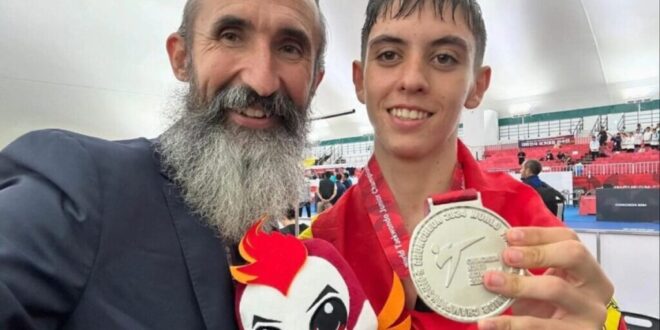 Taekwondo athlete from Finestrat wins silver medal - CSN News
