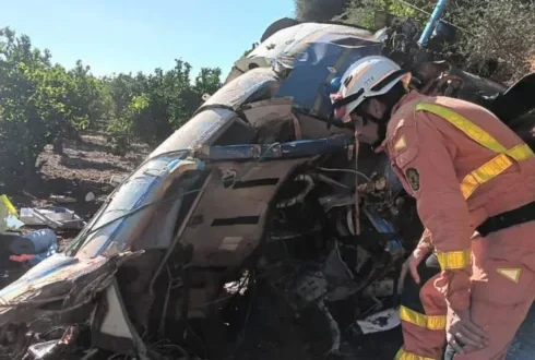 Horror helicopter crash kills three people in Spain’s Valencia: Aircraft collided with electrical power lines - CSN News