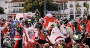 Santa Claus bikers cruise Mijas for charity - Costa News Spain