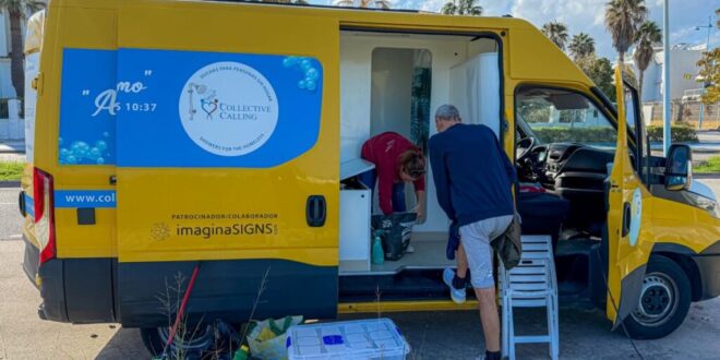 Spain’s first mobile shower brings hygiene and dignity to the streets - Costa News Spain