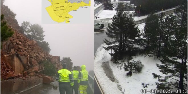 Storm Jana latest in Spain: Man missing in Murcia, snow in Madrid and Costa del Sol on alert for rain - CSN