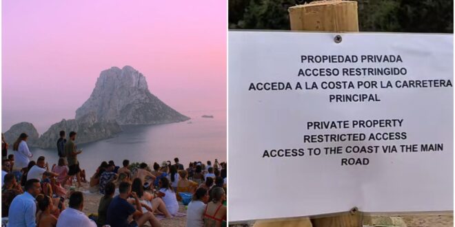 Locals block Ibiza beauty spot with BOULDERS and ‘no entry’ signs to ward off ‘avalanche’ of polluting tourists - CSN