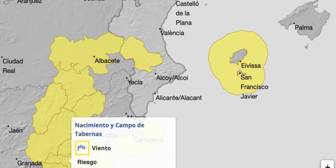 Storm Martinho: Weather warnings for Andalucia, Valencia and Ibiza as fierce winds of up to 70km/hr batter Spain - CSN