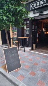 Christy's are cookin' with gas.