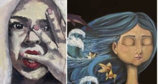 Carla Hurtado works on show in Estepona