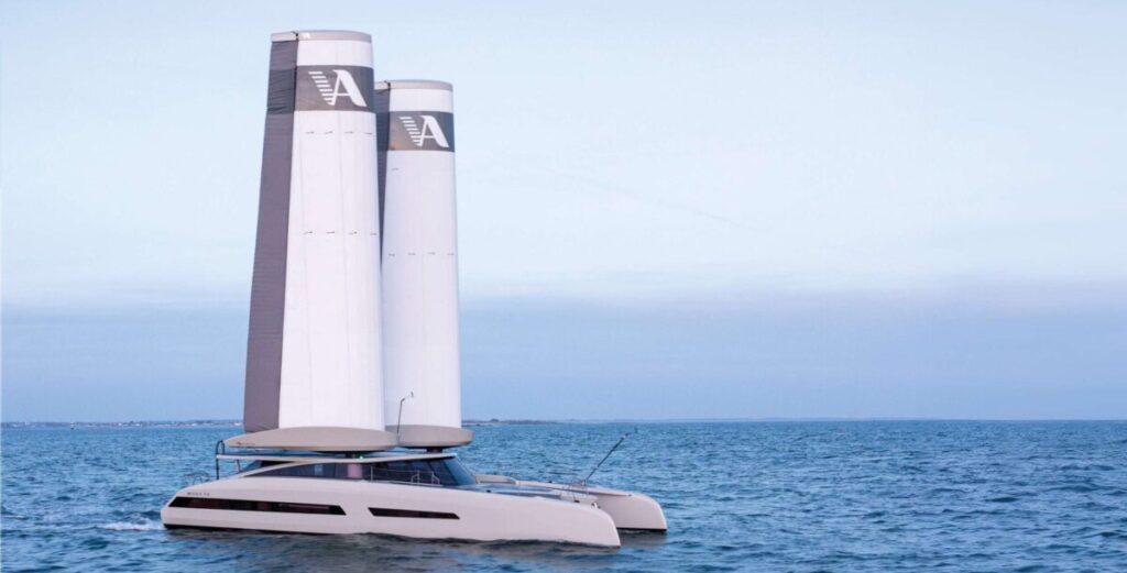 Highest-tech yacht glides into Benalmadena.