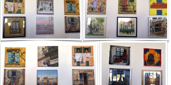 Hitchcockesque peering – pictures of balconies