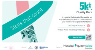 Torrevieja unveils the charity race “5K Steps That Matter by Quirónsalud” in aid of AFECÁNCER - CSN News