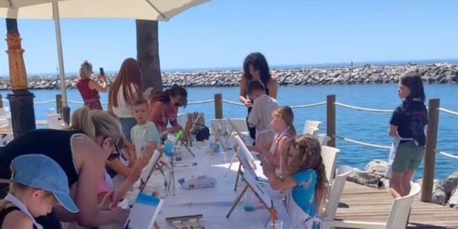 Kids’ art and disco fun in Puerto Banus