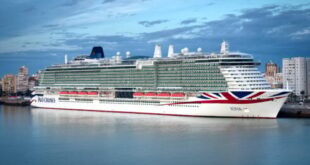 Huge 5,500-passenger British cruise ship docks in historical Spanish city 