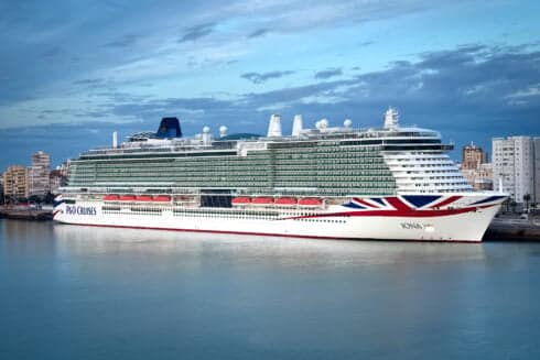 Huge 5,500-passenger British cruise ship docks in historical Spanish city 