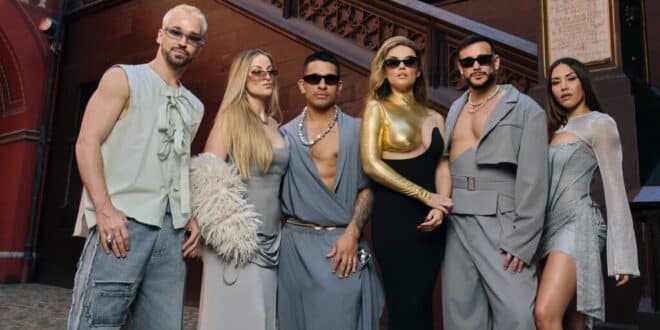 Melody’s Malaga made dress wows Eurovision fans