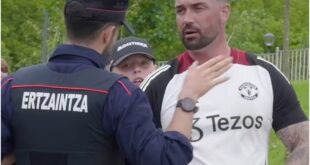 Police celebrate ‘few incidents’ and just eight arrests after 60,000 British football fans arrived in Spain