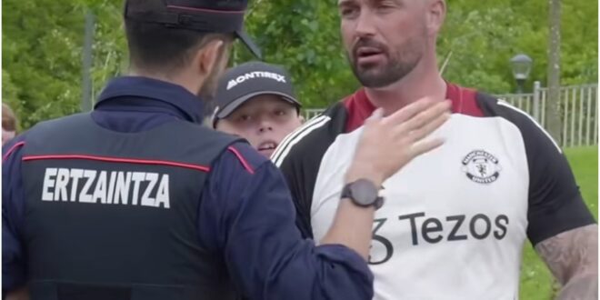 Police celebrate ‘few incidents’ and just eight arrests after 60,000 British football fans arrived in Spain