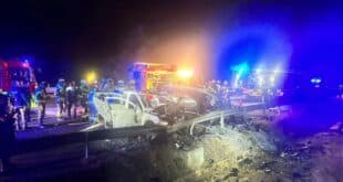 AP-7 crash kills four after robbery in Malaga