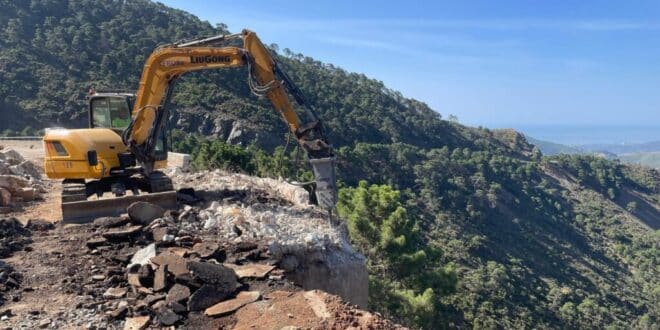 Bridge rebuild begins on Ronda to San Pedro road
