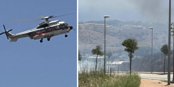 Dramatic arrival of INFOCA team to put out Mijas fire