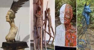 Inspired sculpture show at Casa de Las Tejerinas