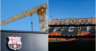 Stadium plans revealed: Barcelona announce date for return to Camp Nou – as Valencia secure €322m financing for new ground