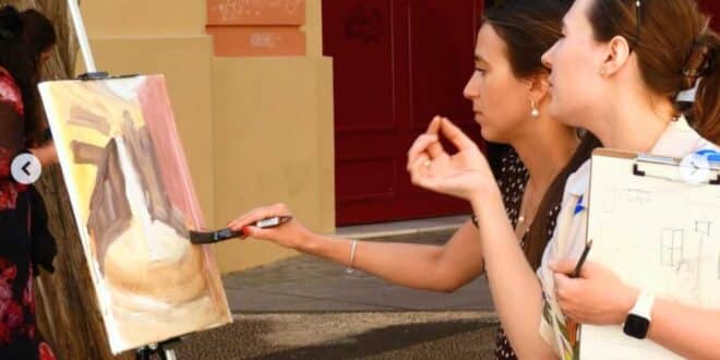 Paint outdoors this summer in Marbella and Malaga