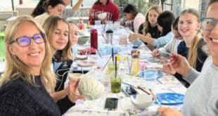 Pottery painting fun in Sotogrande