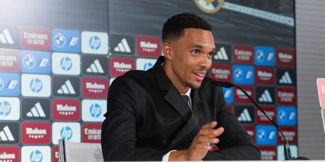 WATCH: England football star Trent Alexander-Arnold wows fans with fluent Spanish skills at Real Madrid unveiling