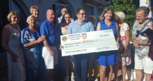 La Cala Lions round off the season with a €2,000 cheque to AFESOL