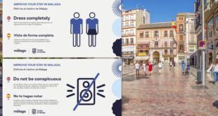 Malaga’s €750 fines for unseemly behaviour