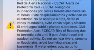 Red weather warning in Spain’s Catalunya: Emergency phone alert issued with DANA set to bring torrential rain