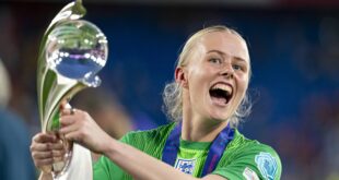 England keeper who stunned Spain with shootout heroics wins hearts with fluent Spanish interviews after Euro 2025 triumph