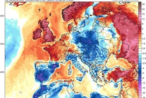 Spain can expect a cool blast this weekend – as the UK swelters in 40C