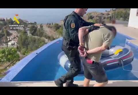 WATCH: Police frogmarch one of Europe’s most wanted narco kingpins out of his luxury villa on Spain’s southern coast