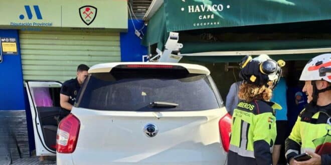 Car ploughs into diners on Costa del Sol