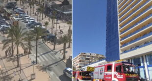 Shock for holidaymakers – Los Boliches hotel blaze