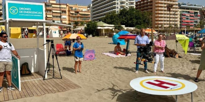 Fuengirola’s advanced drone-tech lifeguards