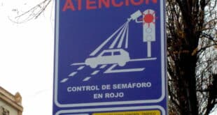 Good reason not to skip a red light in Malaga