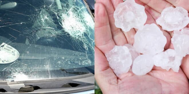 Giant hailstones threaten to smash windscreens across Spain as rare violent storms approach, warns AEMET